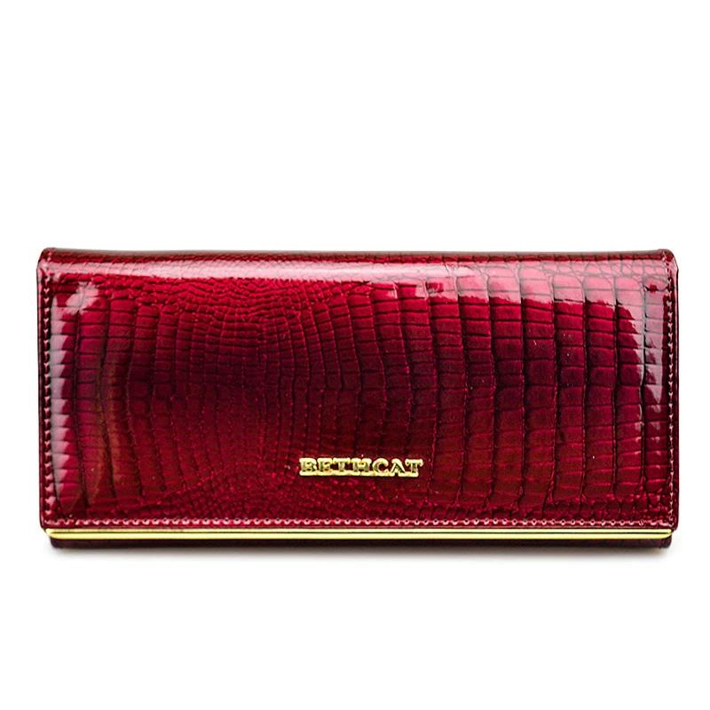Women's Luxury Genuine Leather Wallet Long Lacquer Crocodile Pattern Clutch Coin Purse High Quality Fashion Luxury Wallet Card Holder
