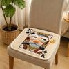 Anti-slip Abstract Cushion Decorative Chair Cushion Chair Pad Office Seat Mat  Winter