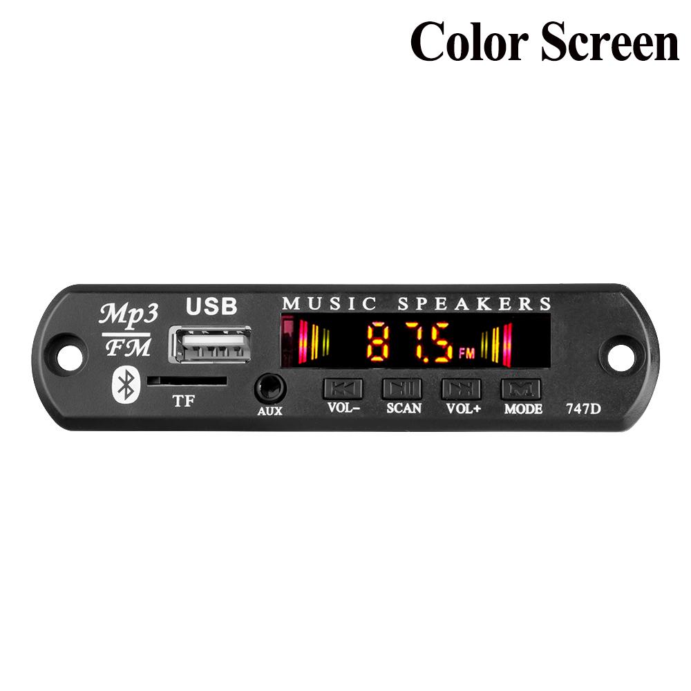 KEBIDU Bluetooth 5.0 MP3 WMA Decoder Board DC 12V Wireless Audio Module Car MP3 Player With Remote Control USB AUX FM TF Radio