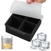 4/6/8/12 Grids Ice Cube Maker BPA Free Square Ice Mold Multifunctional Large  Ice Cube Tray  Bar