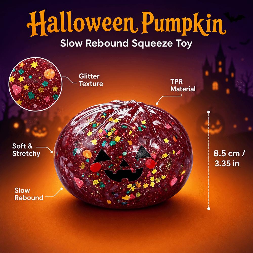 TPR Halloween Dumplings Blind Box Squeeze Toy Pumpkin Squeeze Decompression Dough Stress Relief
