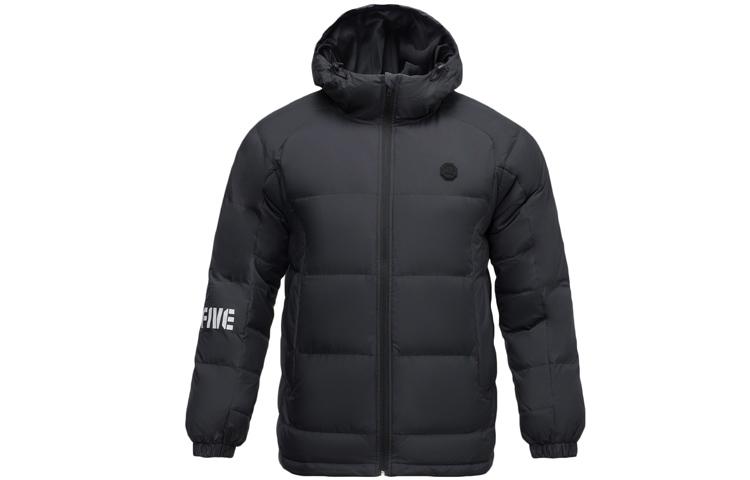 Пуховики Li Ning Мужские Черные С капюшоном Умеренные Другие AYMQ095-4 M