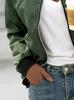 Women's European & American Fashion Solid Color Zipper Casual Jacket - Spring 2023