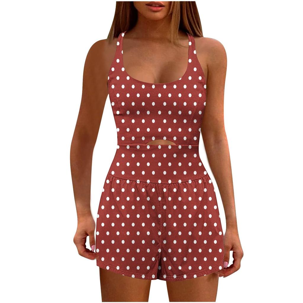 Womens Athletic Rompers Running Onesie Workout Rompers Workout Outfits Exercise Jumpsuits Gym Yoga Clothes