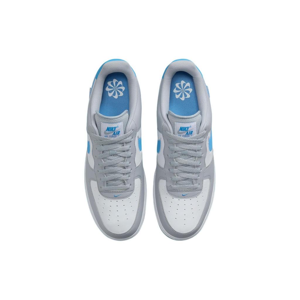 Nike Air Force 1 07 Next Nature Grigio Lupo Blu Università Sneakers da Uomo Bianco HM0721-001