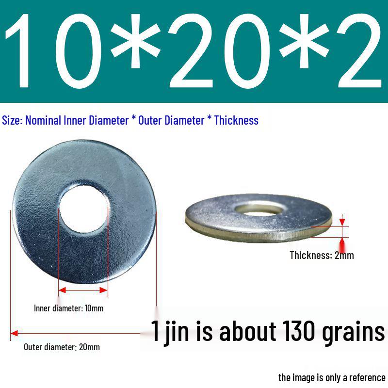 Galvanized Oversized Metal Washers M3-M60