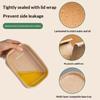 10Pcs/Set Disposable Lunch Box Kraft Paper Square Lunch Box Fast Food Packing Boxes Paper Bowls With Lid Household Bento Boxes