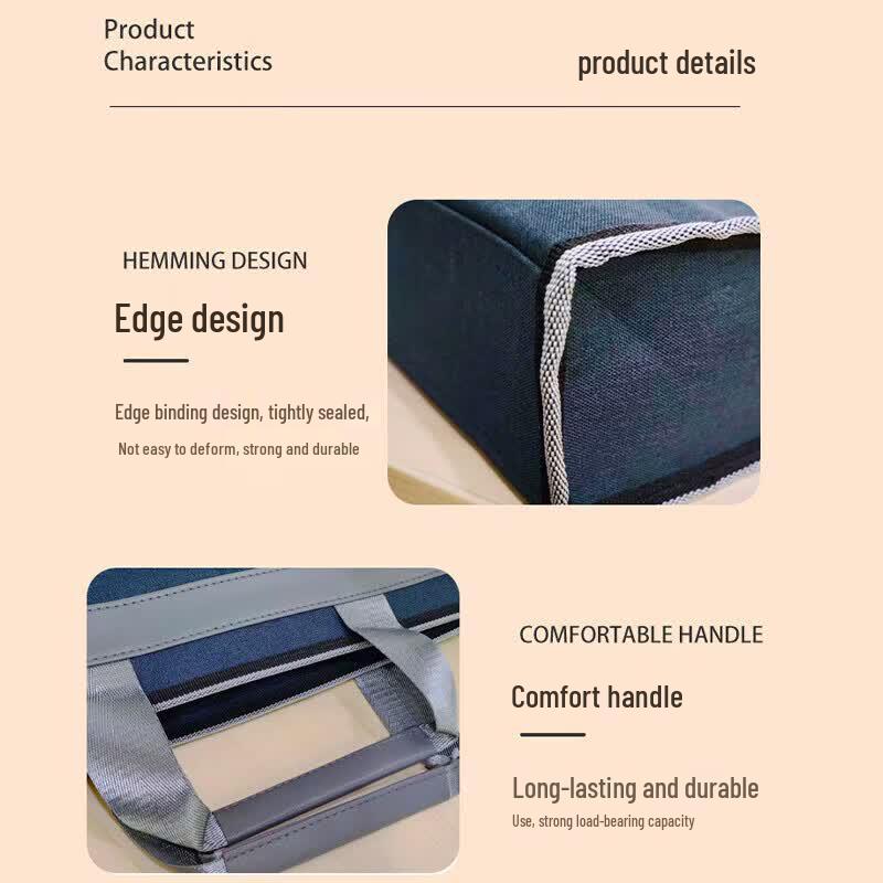 Ling Yi Hang Large Capacity Double-Layer Business Briefcase