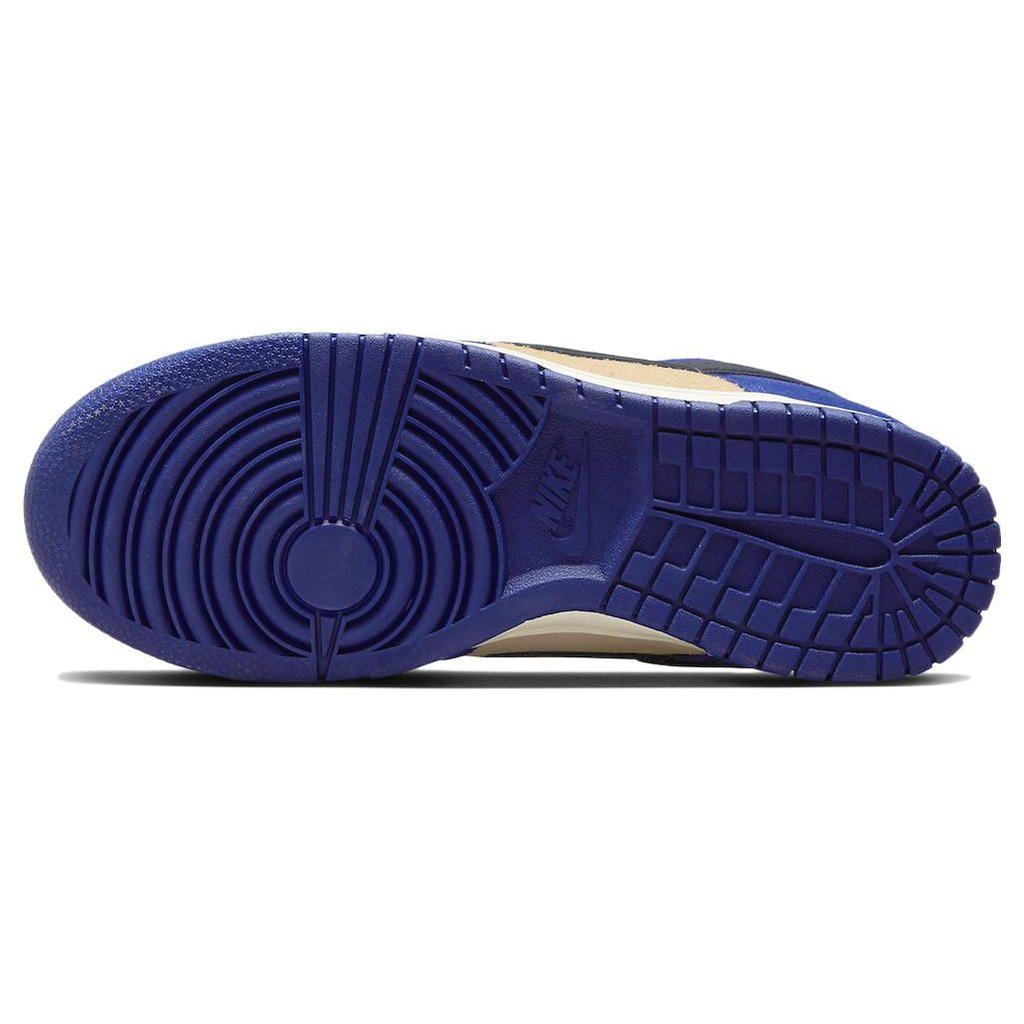 Nike Dunk Low LX ლურჯი ზამშის ქალის სპორტული ფეხსაცმელი ღრმა-როიალ-ლურჯი მუქი-ობსიდიანი DV7411-400