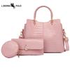New Crocodile-patterned Women's Handbag, European and American Retro Style, Handbag, Shoulder Bag, Crossbody Bag, High-end Feel