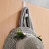 Punch Free Door Back Hook Stainless Steel Clothes Hanger New Door Back Storage Rack