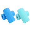 1 Pair Dumbbell Grip Anti Slip Texture Silicone Barbell Grip for Workout Fitness Accessory
