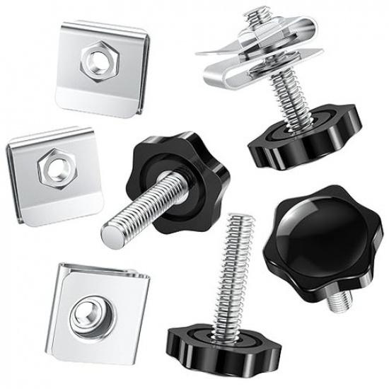 

Saddlebag Locks Theft Deterrent Saddle Bag Mounting Screw Bolt Black Fit for Tou