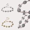 Womens Metal Waist Chain With Turquoise Inlays For Palace Style Jewelry And Special Occasions