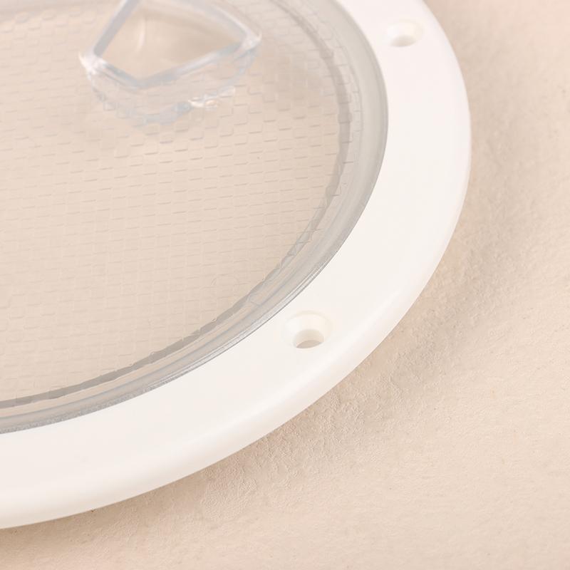 Capac rotund antiderapant pentru punte, 4/6/8 inch, pentru inspecția orificiilor de inspecție a trapei, pentru barca, pentru iahturi