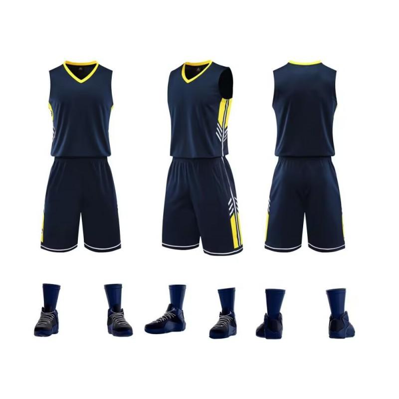Vlastní sada basketbalových dresů pro dospělé Unisex Týmový sport Tréninkové Výkonnostní oblečení Zimní