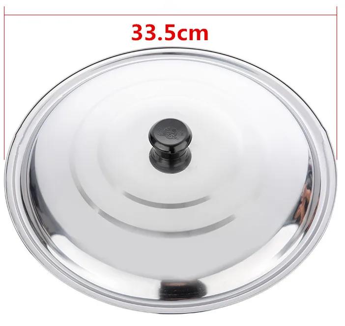 Flacher Deckel Wokdeckel Deckel Kochgeschirr Rund Edelstahl Glasdeckel Für Pfanne Kochtopf Wok Mit Griff Küche Lebensmitteldeckel
