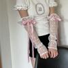 Lolita Driving Gloves Sunscreen Sleeve Long Sleeve Glove Lace Arm Warmers Ice Silk Sleeves