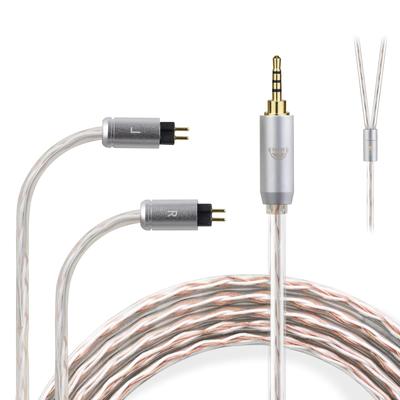 Okcsc JBX Recable 2Pin Cable Earphone Cable Custom IEM 2 Pin 4 Cores for OFC KZ Compatible with 0.78mm BA10/AS10/ZS10/ZSR/etc. 2.5mm