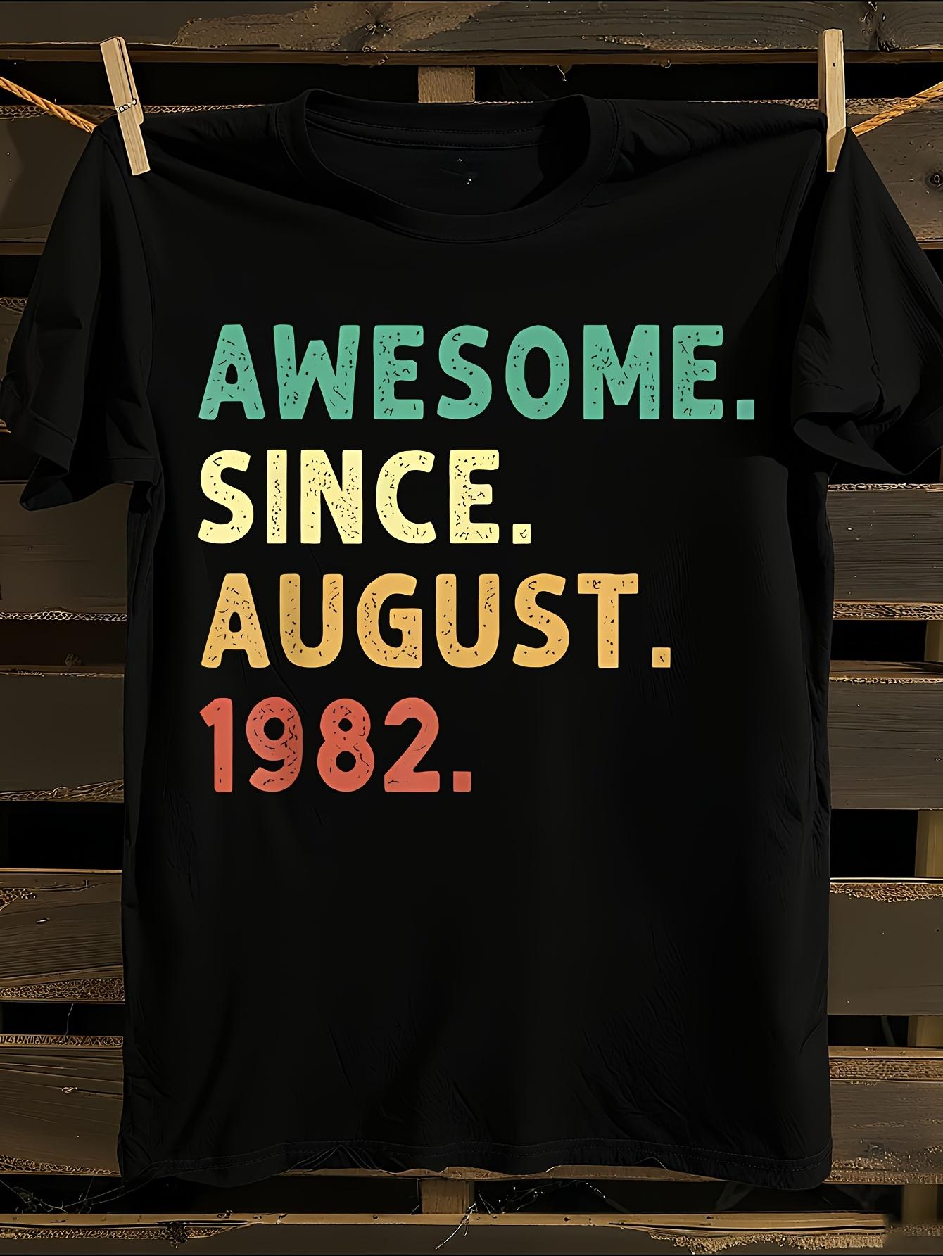 Awesome Since August 1982 Vintage Tshirt Vintage Tshirt XXL