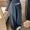 Plus Velvet Thickened Retro Casual Winter Drape Pants