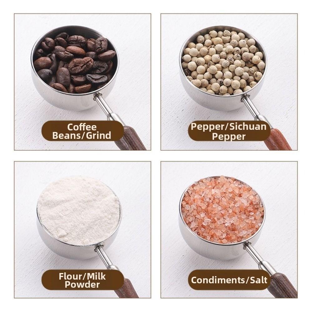 30ML Coffee Measuring Spoon Long Handle Coffee Sugar Scoop Kitchen Gadgets