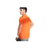 Li Ning Trainingsserie Einfarbig Schnelltrocknend Atmungsaktiv Laufen Training Fitness Kurzarm T-Shirt Herren Oberteile Kaki-Orange ATSR241-4