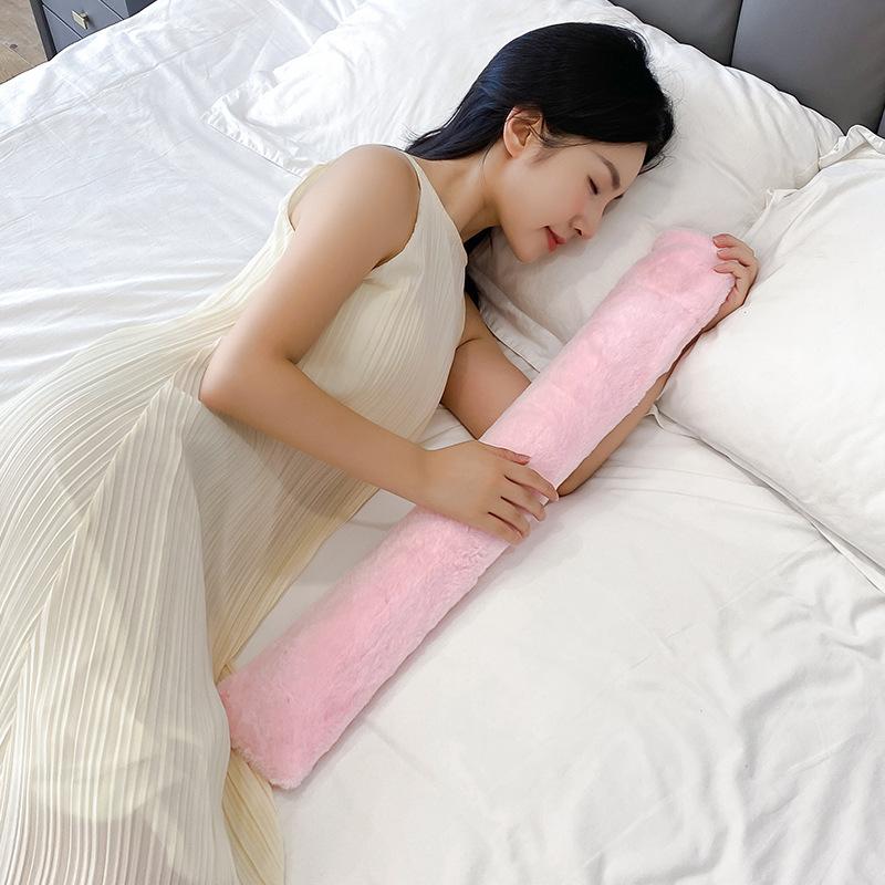 Long strip water filling waist PVC hot water bag lengthened and enlarged to warm the belly and waist plush hand warmer warm water bag