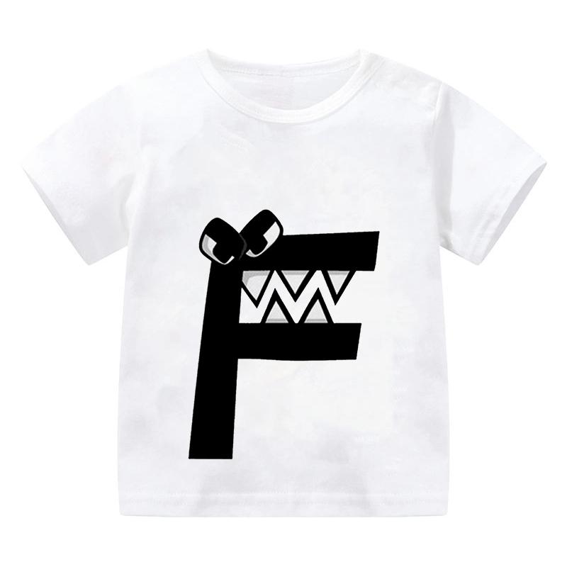 

Children Legend Fashion Letter Pattern T-Shirt Girls Summer Cartoon Casual Kids Anime Short Sleeve Boys Game Casual Tops 150cm
