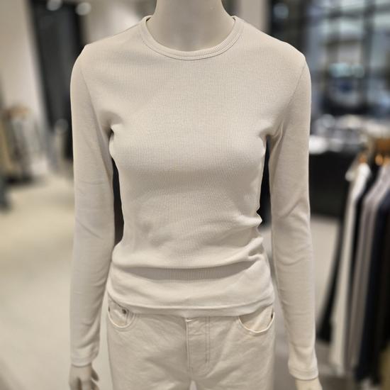 Gio Done Women s Basic Round Neck Slim Fit T-Shirt 36504 S белый