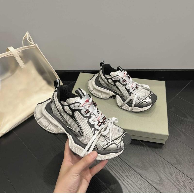 Fyra Säsonger Pappa-skor för Kvinnor, Andningsbara, Smutsiga, Gamla, Tjocka Sulan, Höjdökande, Casual Par Sportskor