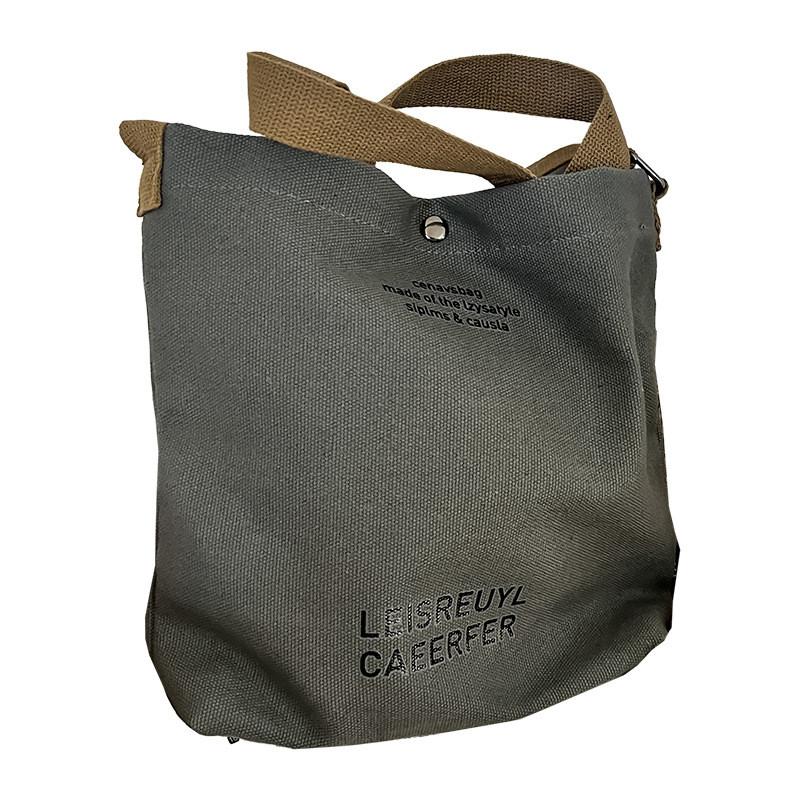 Bag Casual Messenger With Durable Polyester Letter Printing Lining Daily For