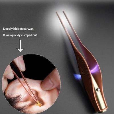 Children'S Luminous Ear Scoop Visual Earpick Ear Scoop Luminous Tweezers Booger Clip Ear Pick Set