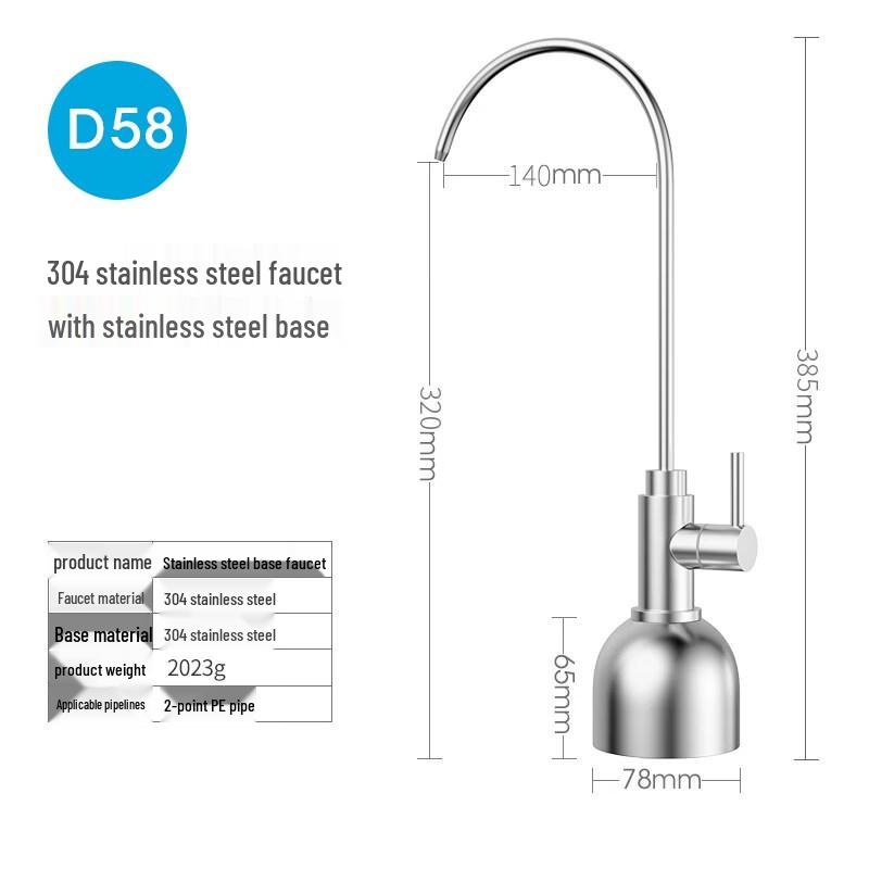 TLXT Stainless Steel Kitchen Water Purifier Faucet