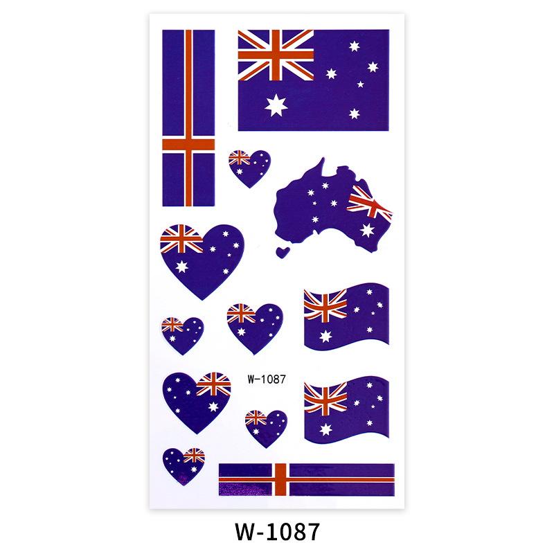 World Cup Holiday Tattoo Sticker Waterproof Children'S Cartoon Tattoo Sticker Direct Sticker Tattoo