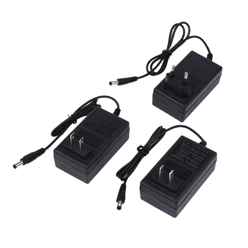 1PCS 21V Lithium Battery Charger 1A Intelligent Power Adapter For 18V Electric Drill EU US Plug Transformer 5-String Charger
