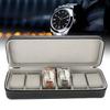 6 Slots Watch Box Jewelry Display Storage   Wrist Watch Present Box Case