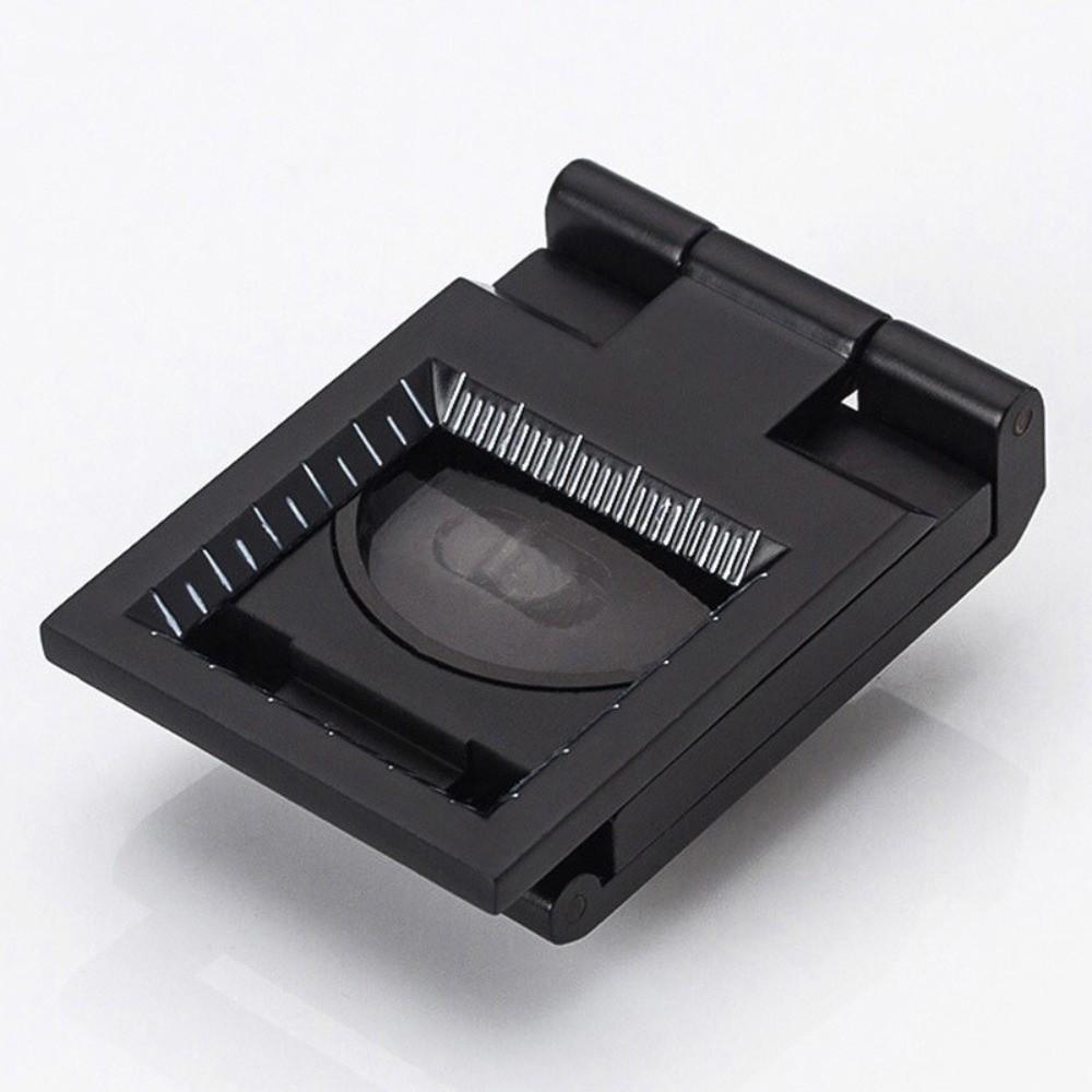 Glass Lens Folding Magnifier LED Lights LED Light Magnifier Linen Tester  Letters Appreciation