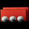Shāngqí Hand-Painted Ceramic Tea Caddy Set