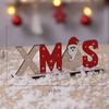 Wooden Christmas Decorations The Xmas Elderly Tabletop Decoration Home Gift
