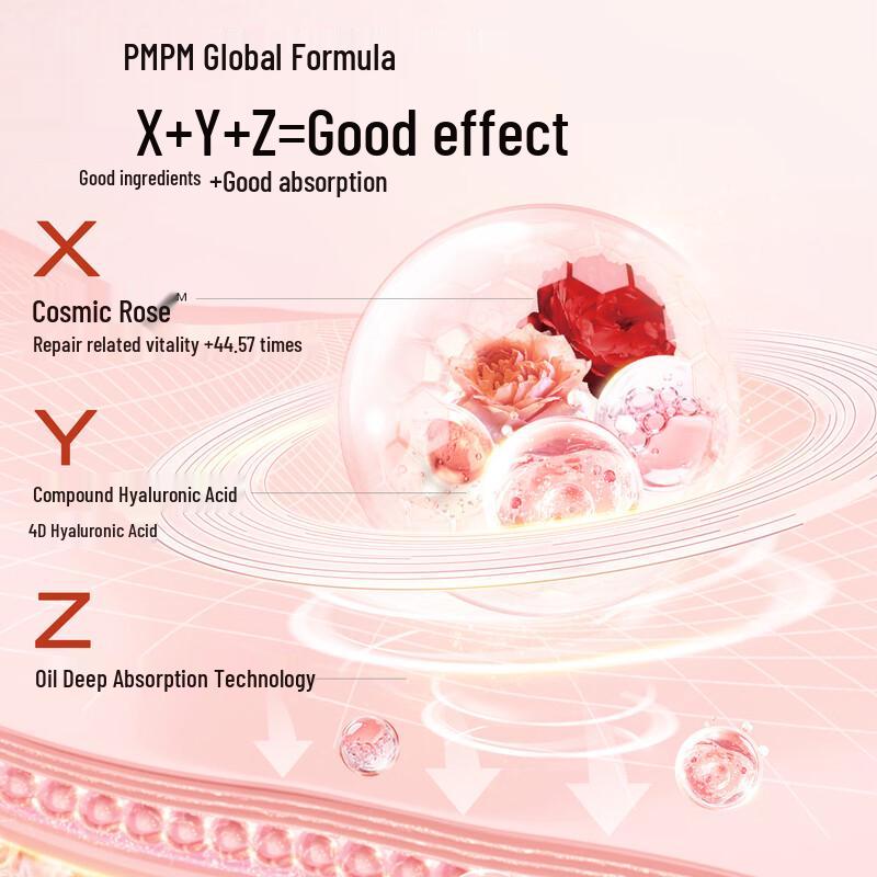 PMPM Rose Hyaluronic Acid Lip Glow Essence Oil