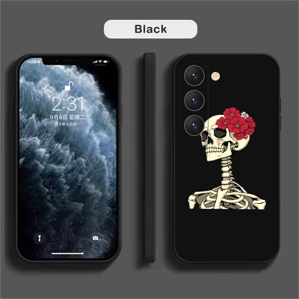 Skull Skeleton GrimReaper Phone Case For Samsung Galaxy A52 A42 A32 A22 A12 A02S A72 A73 A51 A41 A31 A21S A71 A40 A30S A20S