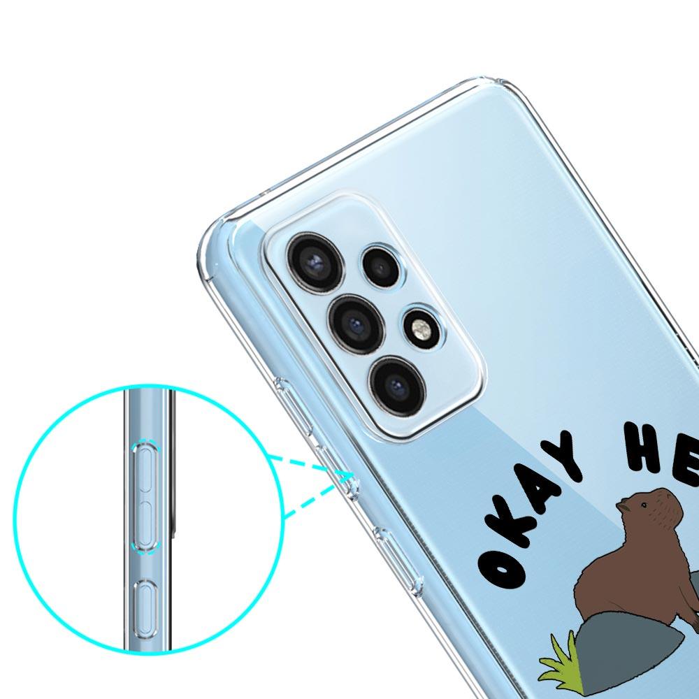 Cute Cartoon Capybara For Samsung Galaxy A51 Clear Phone Case A71 A21S A12 A11 A31 A52 A41 A32 A23 A33 A53 A73 A03S A13 5G Cover