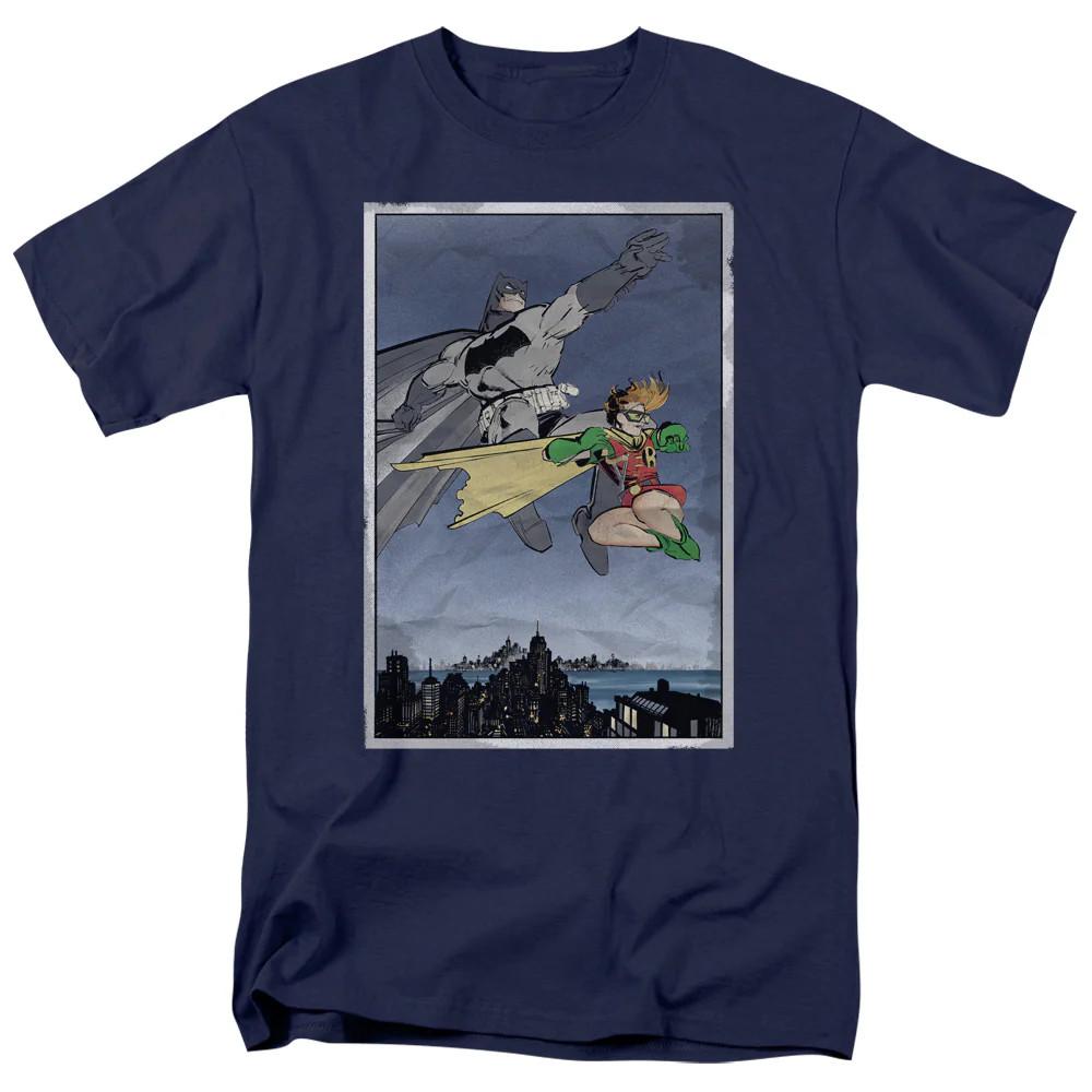 

Batman Dkr Duo Mens T Shirt Navy Officially Licensed XL
