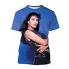 Selena Quintanila Large Size 3D Print Sports et Fashion Casual Short-sleeve