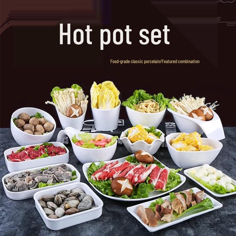 Commercial Melamine Irregular Serving Plates