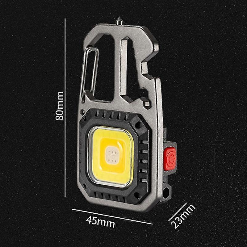 Mini Bright Portable Flashlight Rust-Proof Magnetic Flashlight Outdoor Emergency Light