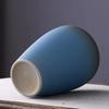 High Grade Ceramic Vase, Flower Arrangement, Frosted, Blue, Living Room, Bedroom, Dining Room, Study Room, Table Top Decor, 1Pc