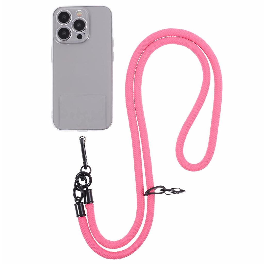 Style A Phone Strap 8mm Nylon Phone Neck Lanyard with Clear Patch
