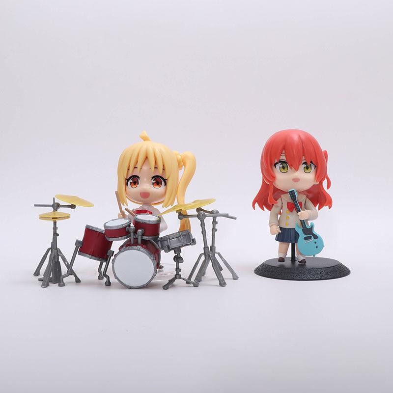 Unique 9 Styles Q Version Anime Character Drummer Figure Pvc Doll For Collectors